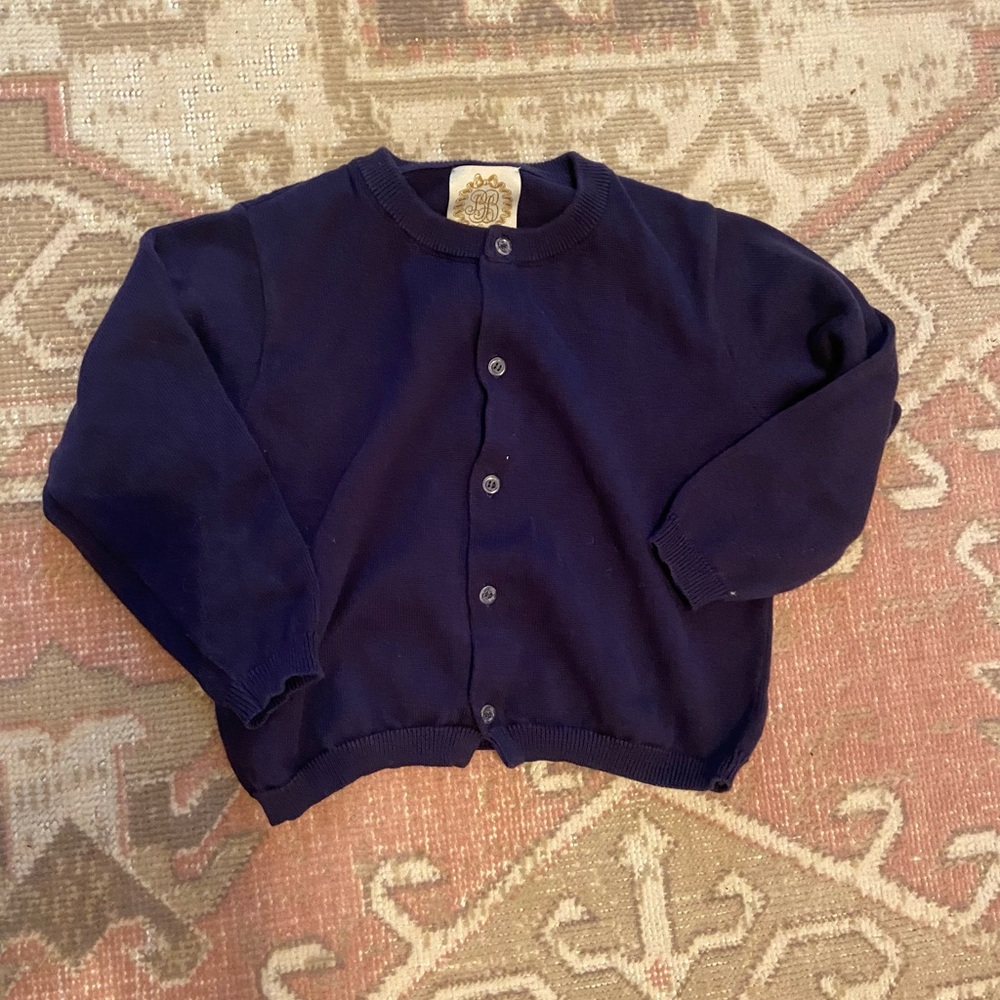 TBBC Navy Cambridge Cardigan 4T Unisex